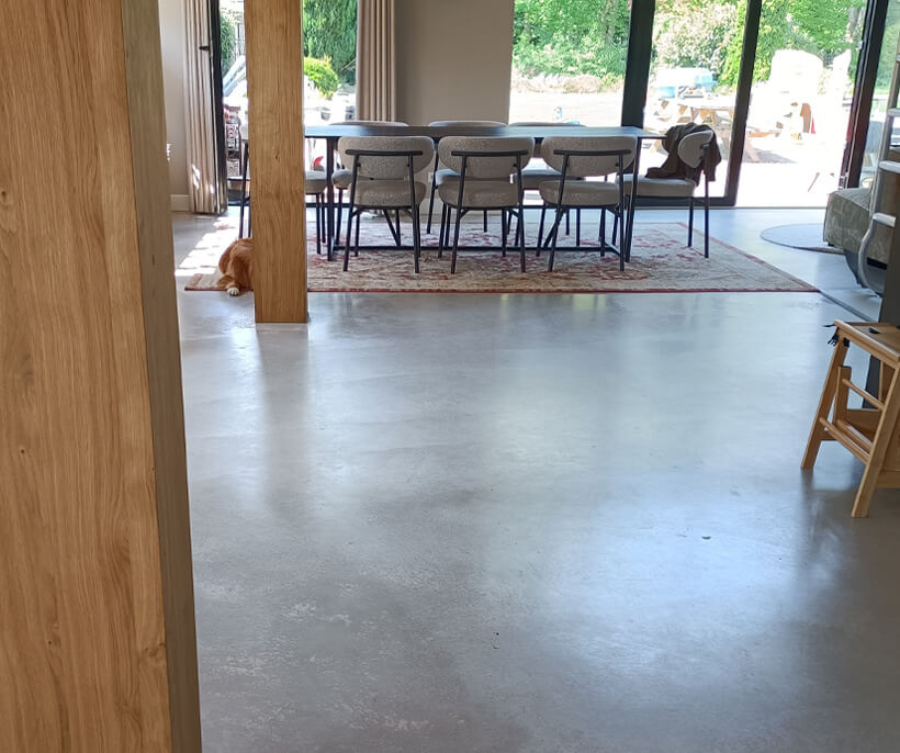 Beton vloer voorbeeld